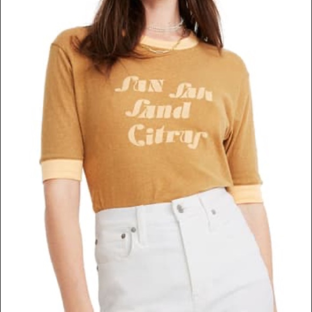 Sun Salt Sand Citrus Graphic Relaxed Tee